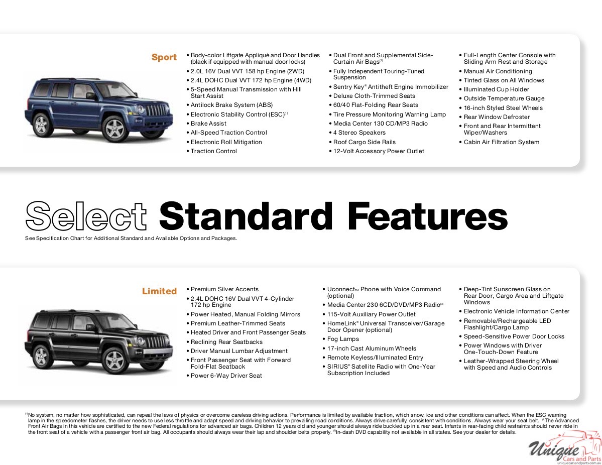 2010 Jeep Patriot Brochure Page 16
